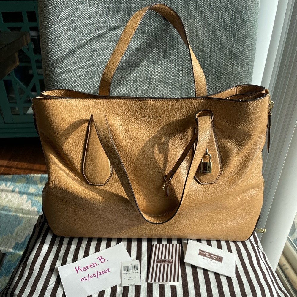 Henri Bendel Debutant Carryall in Med Brown